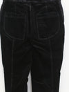 OUDE WAAG 25 autumn and winter washed elastic stitching flared pants OW-OW-25AW-PT07C1BL900-HEI black